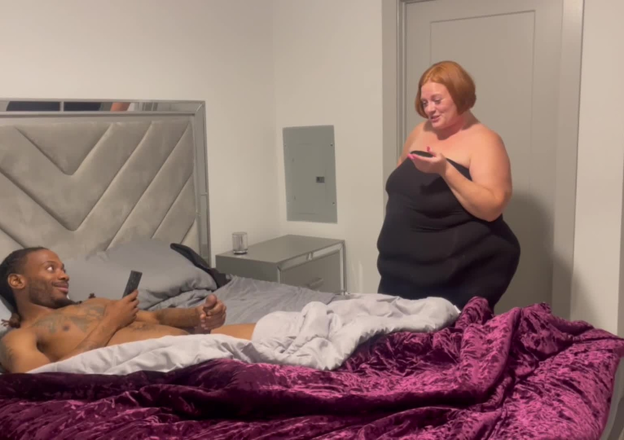 Julie Catches Eros Jacking Off